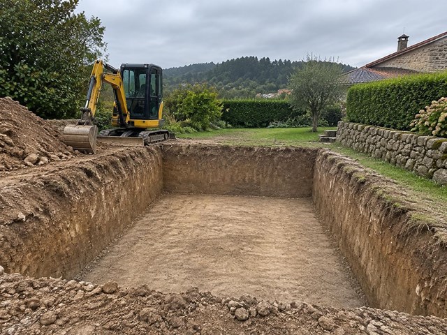 Excavaciones para piscinas en Sanxenxo