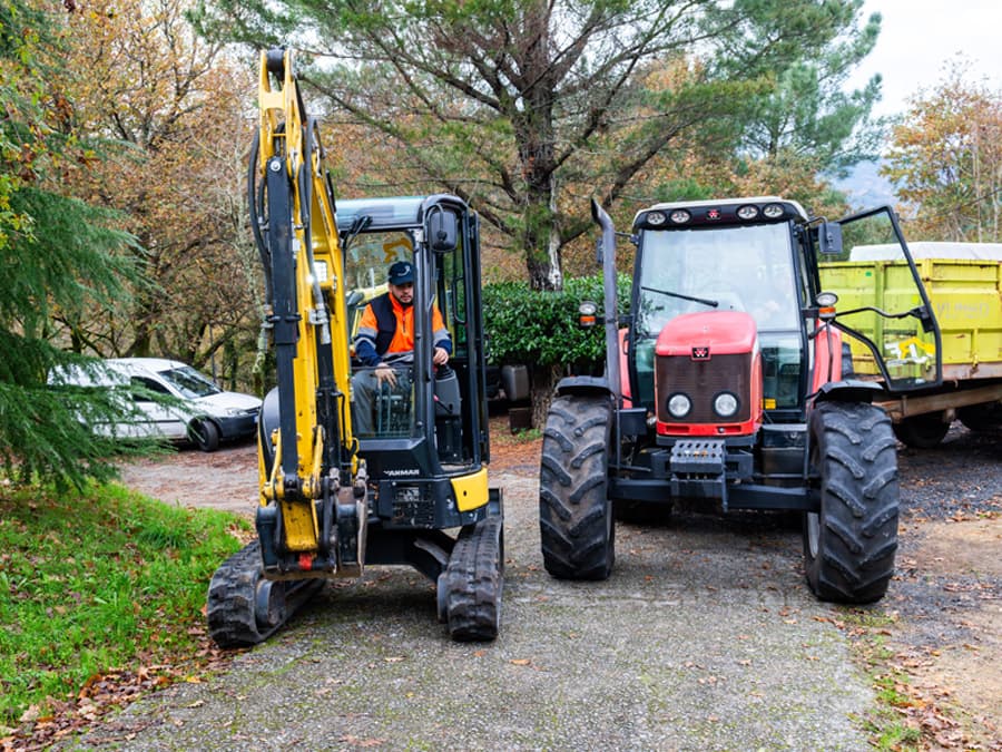  Limpieza de cunetas en Pontevedra